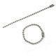 Metal Ball Chain with Connector Lock - (Pack of 100)